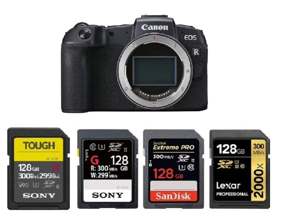 Best Memory Cards for Canon EOS RP